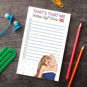Getting Stuff Done💋 Sabrina Carpenter Notepad (NEW)